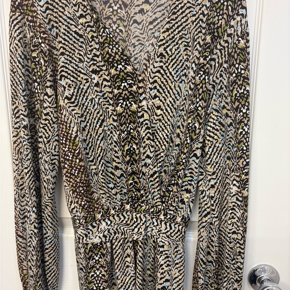 Anne Klein Multicolor Patterned Blouse - image 1